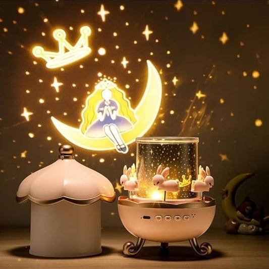 Rotating Rabit night light