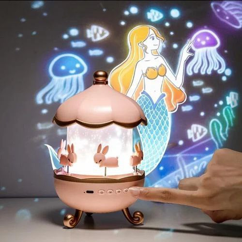 Rotating Rabit night light