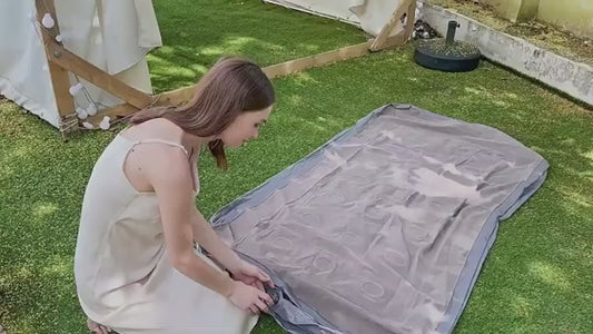Portable Inflatable Bed Folding